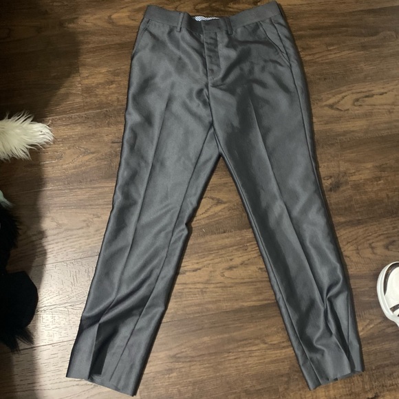 Le Chateau Mens Grey Dress Pants - Picture 2 of 5